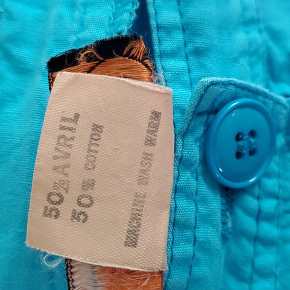 VINTAGE Tomboy Blue Skirt with Pockets Woman XS - Picture 6 of 9